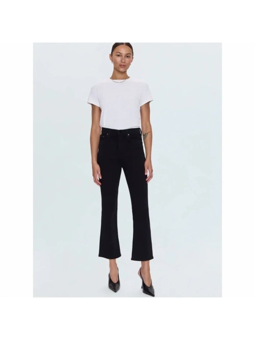 Pistola Lennon High Rise Crop Boot Jeans Size 28